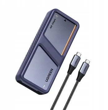 M.2 NVMe SSD korpusas Ugreen D703, USB4 (pilkas)