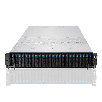 ASUS RS720-E11-RS24U Intel C741 Rack (2U) Juodas, Sidabrinis