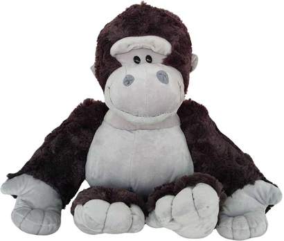 Pliušinis žaislas Gorila, 22 cm, tamsiai pilka