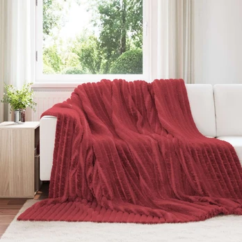 Mesti antklodės 6 pcs Bordo raudona 270 x 240 cm Flysas