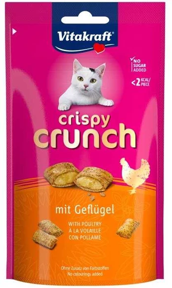 VITAKRAFT CRISPY CRUNCH drób przysmak kot 60g
