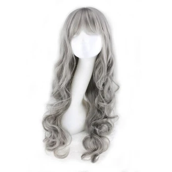 Perukas W75, 60cm, pilkas