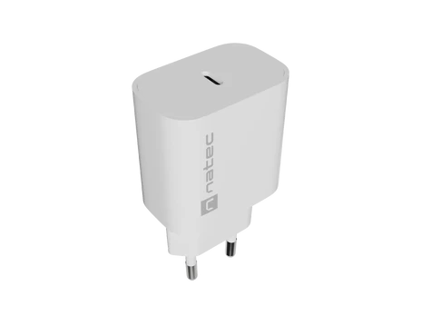 WALL CHARGER NATEC RIBERA 1X USB-C 20W WHITE
