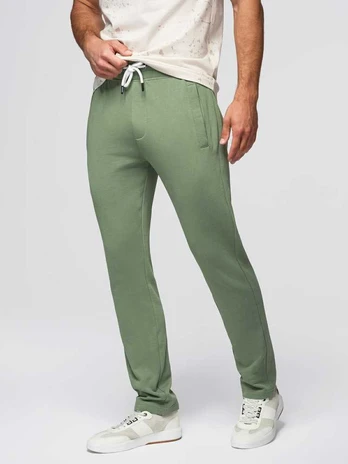 men's sweatpants with unlined leg - žalias v3 om-pabs-0206