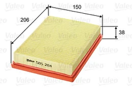 Oro filtras VALEO 585284 kaina