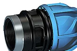 Fischer Perėjimo mova 25 mm x 1/2 - iJOINT PN16. PP-NBR