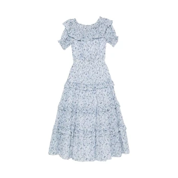 Mini suknelė moterims, Balta, Woven-dresses