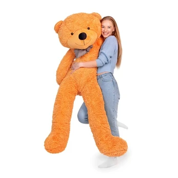 Didelis meškinas, 180cm, oranžinis