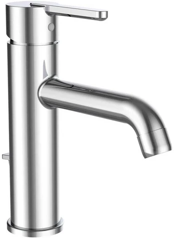 Lua-E washbasin mixer Eco+ with pop-up chrome