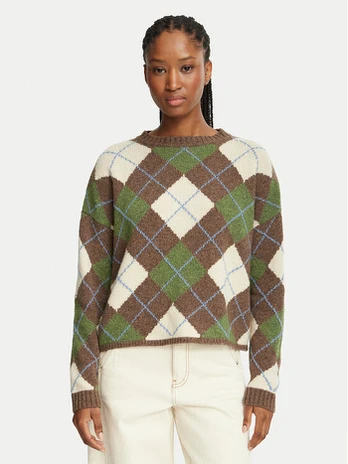 Weekend Max Mara Megztinis Vasaio 2625366252 Šviesiai ruda Regular Fit