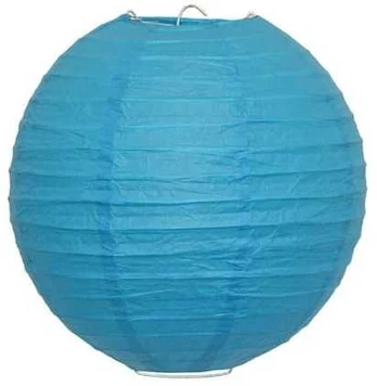 ESPA Blå rispapirlampeskærm, 25 cm