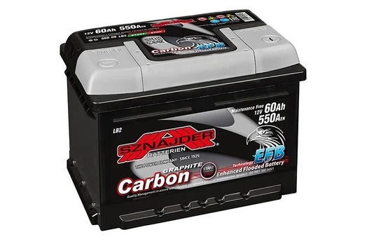 SZNAJDER 56008 CARBON EFB 60Ah 550A (EN) akumuliatorius
