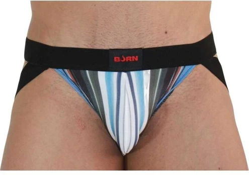 BURN - 009 JOCK MULTICOLOR / Juodas S