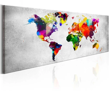 Artgeist Paveikslas - World Map: Coloured Revolution