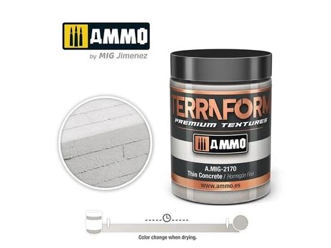 Vallejo AMMO by MIG Jimenez AMMO MIG - TERRAFORM plonas betonas, 100 ml, 2170