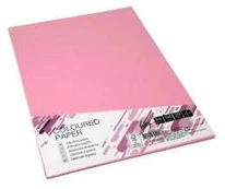 Spalvotas kartonas College A4 20 lapų, 160g/m2, rožinės spalvos PI25
