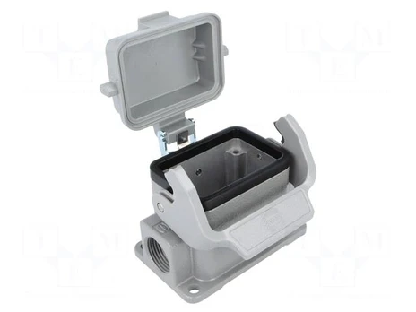 Enclosure: for rectangular connectors | Han | size 6B | with latch