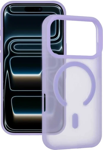 Tel Protect Mist Matte Magsafe dėklas skirtas Apple iPhone 17 Pro Max pale violetinės spalvos