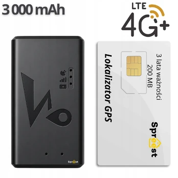 GPS 4G transporto priemonių lokatorius Spreest Q9 3000mAh