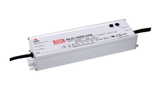 Impulsinis maitinimo šaltinis LED 48V 3.9A, PFC, IP67, MEAN WELL