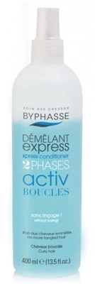 Kondicionierius tik garbanoms Byphasse Exprés Active (400 ml)