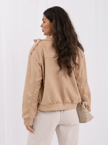 Italy Moda Striukė-MI-KR-4376.31-camelowy