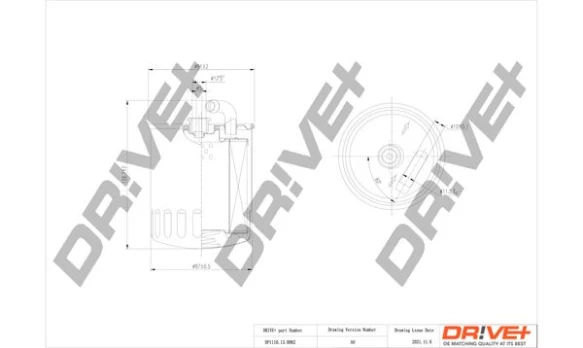 Kuro filtras Dr!ve+ DP1110.13.0062