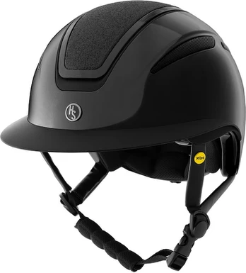 Hansbo Sport - Mips Air Shiny Black Riding Helmet - L