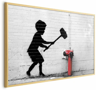 Artgeist Plakatas - Destroy the Fire Hydrant