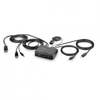 StarTech C2-D46-UAC-CBL-KVM/2-PORT HYBRID CABLE KVM SWITCH