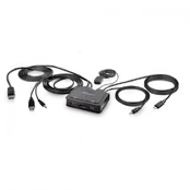 StarTech C2-D46-UAC-CBL-KVM/2-PORT HYBRID CABLE KVM SWITCH kaina