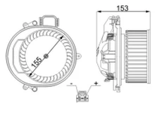 Vidaus pūtiklis MAHLE AB 257 000S