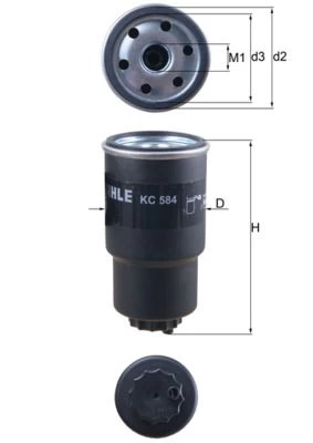 Kuro filtras KNECHT KC 584