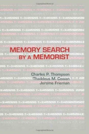 Memory Search By A Memorist