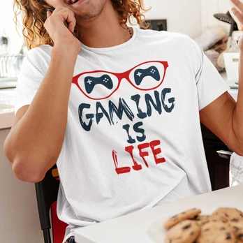 Marškinėliai "Gaming is life"