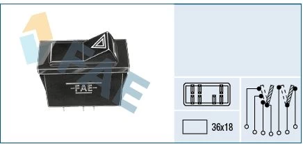 Jungiklis FAE 62350