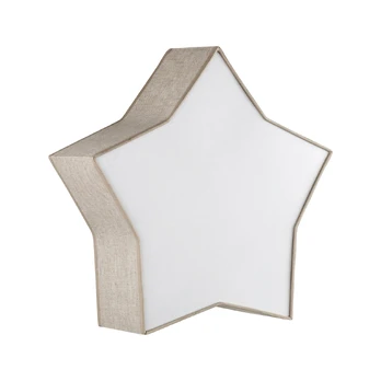 Lubinis šviestuvas TK LIGHTING STAR LINEN 2, 2xE27, LED max 15W