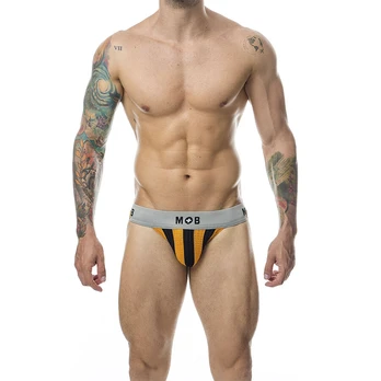MOB - CLASSIC JOCK STRIPE ORANGE SIZE XXL
