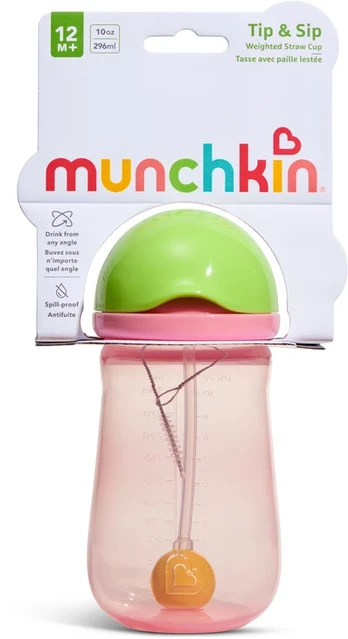 Munchkin - Tip & Sip Straw Cup - Mėlyna - 296 ml