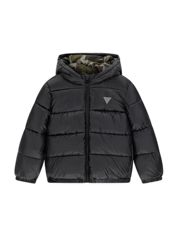 Guess Žieminė striukė L6YL01 W2655 Juoda Regular Fit
