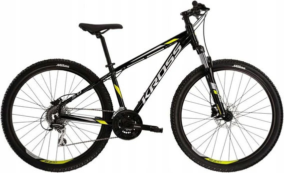 Kalnų dviratis Kross 27,5", juodas