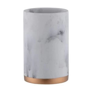 Vonios stiklinė Domoletti Marble BA-R27-2, balta