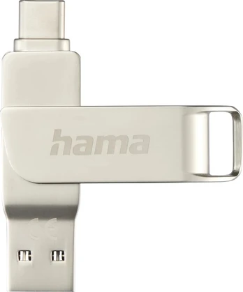 Hama 00182491 C-Rotate Pro 128GB USB 3.0 silver