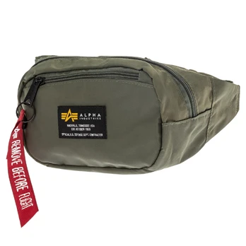 Alpha Industries Crew Sage Green Diržinis krepšys