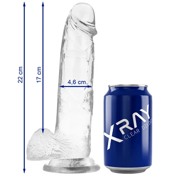 X RAY XRAY CLEAR COCK 22 CM