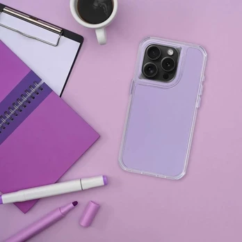 OEM dėklas, skirtas iPhone 16 PRO MAX, šviesiai violetinis