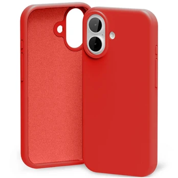 Dėklas Mercury Silicone do iPhone 17 raudona