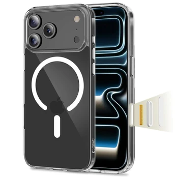 Skaidrus dėklas Apple iPhone 17 Pro telefonui "Tech-Protect Flexair Hybrid CC Magsafe"