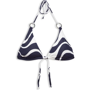 Viršutinė kostiumėlio dalis moterims, Mėlyna, wave beach bikini top