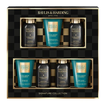 Baylis & Harding Black Pepper & Ginseng Body Care Gift Set 7 pcs
